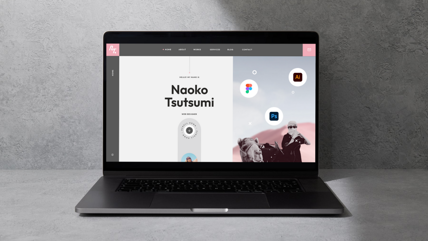 ポートフォリオサイトを制作しました